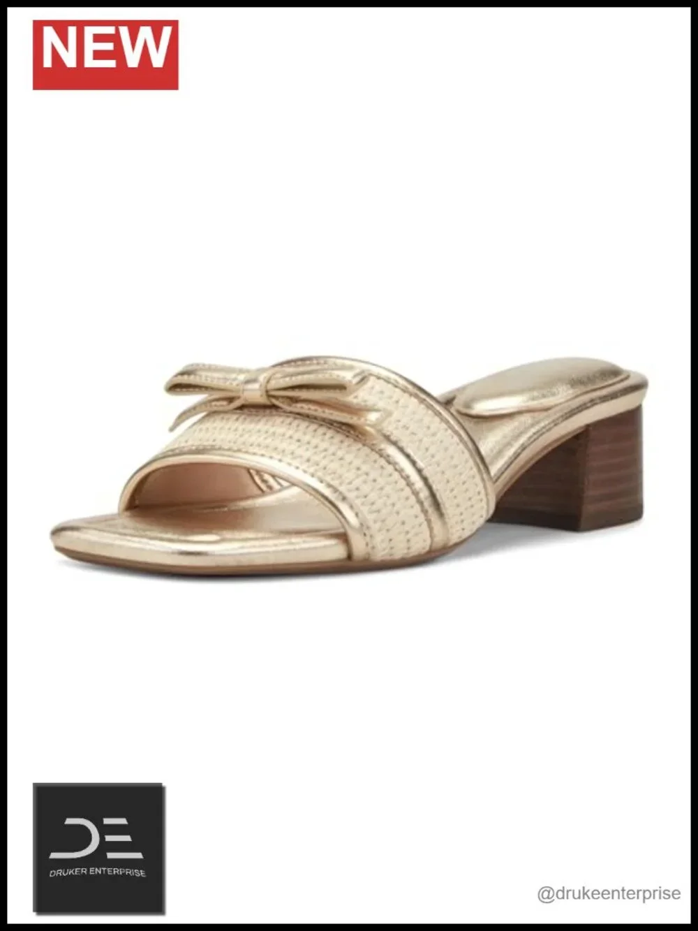 Women's Heeled Sandals - truTECH Cushioned Comfort Block Heel Slip Ons